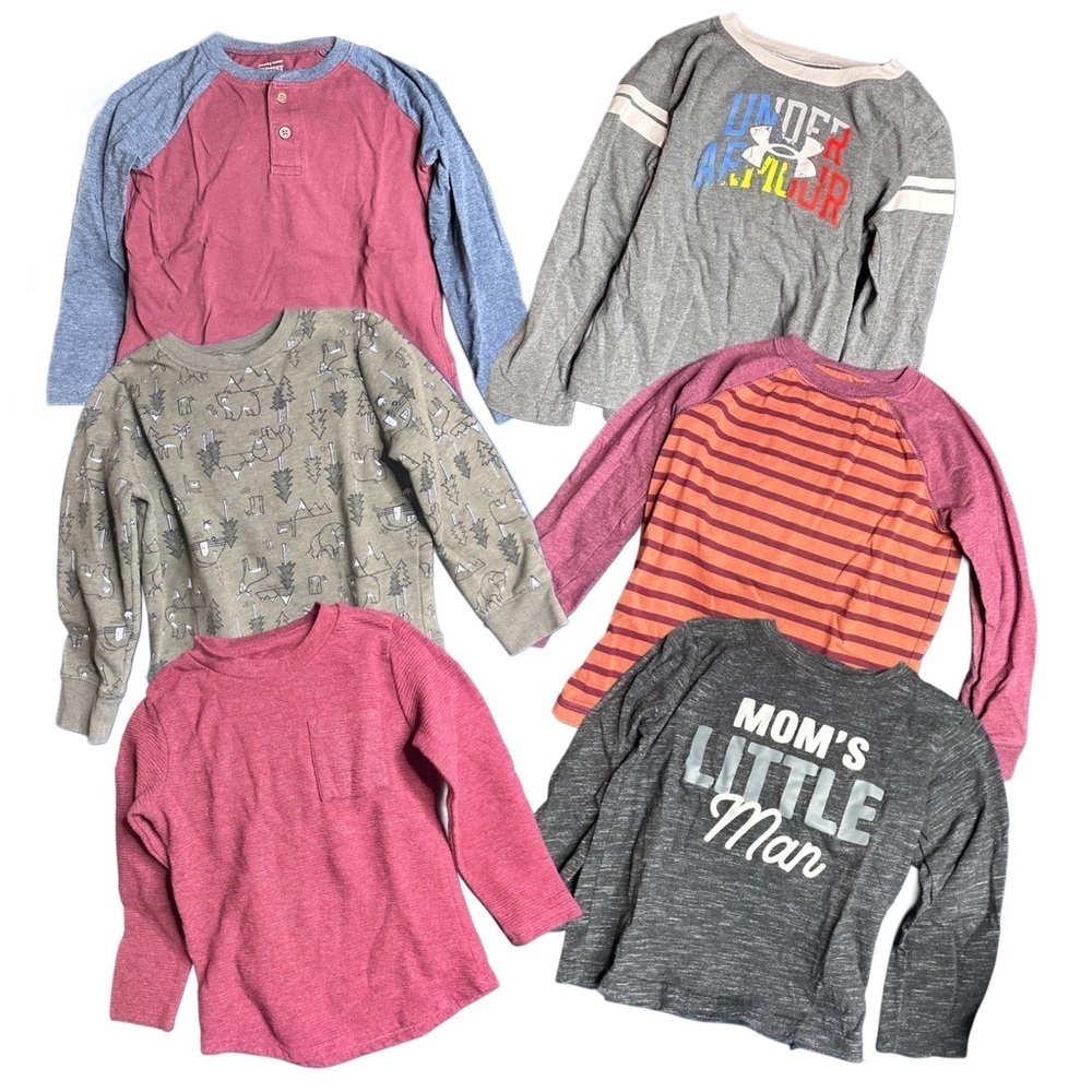 5/$25 😻 Kids Long Sleeve Shirt Set - Assorted Colors